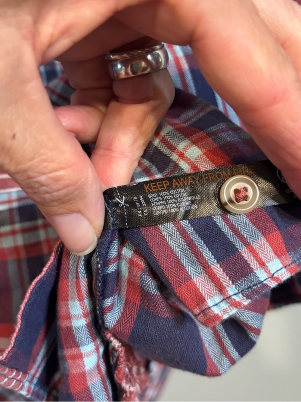 Anthropologie Flannel Boyfriend Buttondown Shirt Medium - Picture 10 of 13